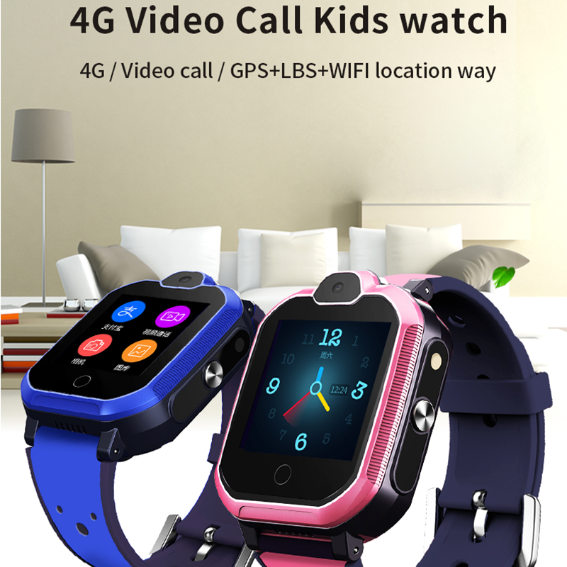 Đồng hồ đeo bóng chày khôn ngoan T6('JYDA199) Phát hiện nhịp tim l 4G video dành cho trẻ em xem